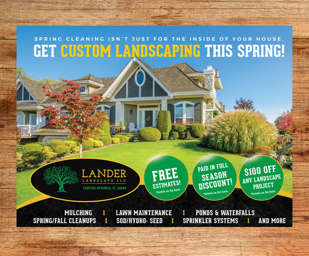 Elements of Landscaping Marketing Materials That Attract New Customers