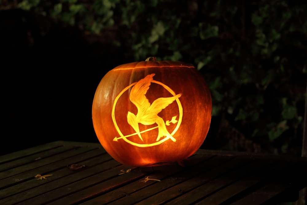 Mockingjay Pumpkin Stencil