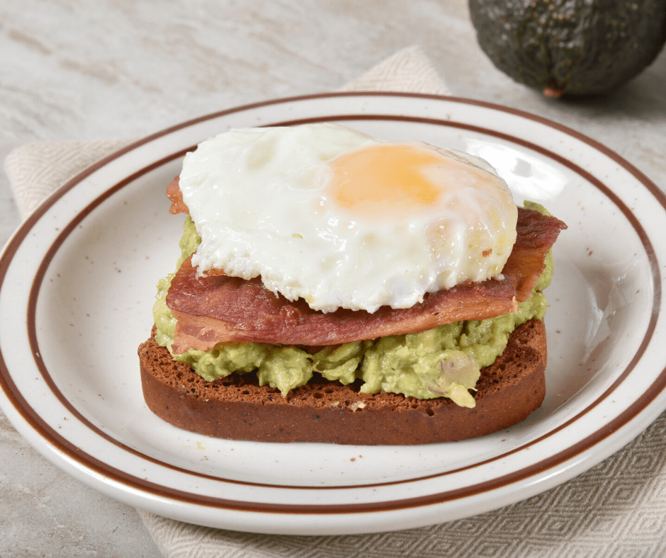 Bacon Avocado Toast • GrownUp Dish