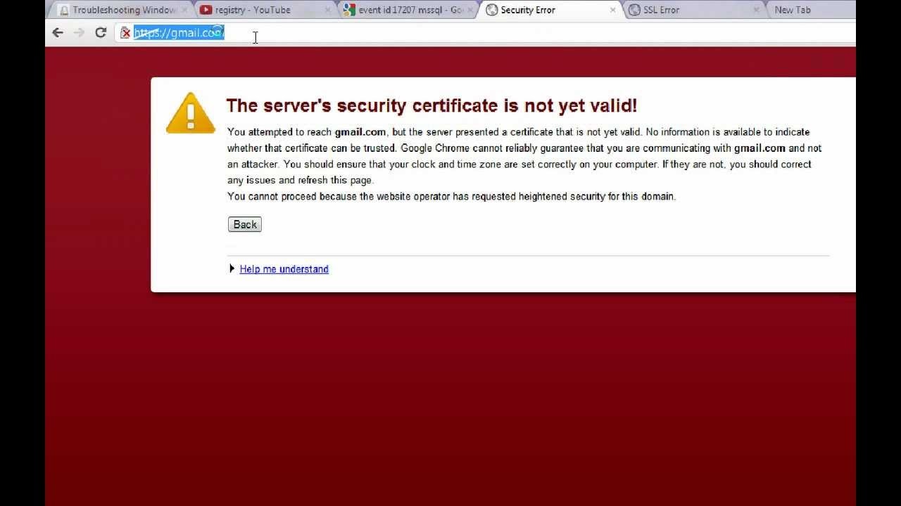 How to Fix a Website Security Certificate (SSL) Error Growth.pro