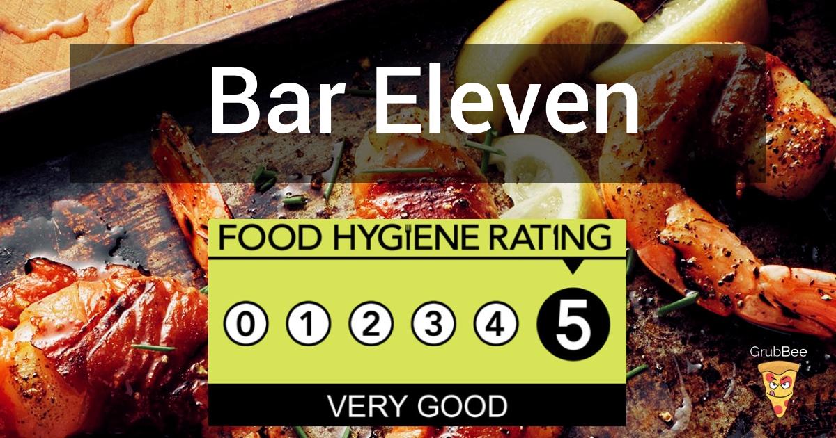 Bar Eleven in East Lindsey Food Hygiene Rating