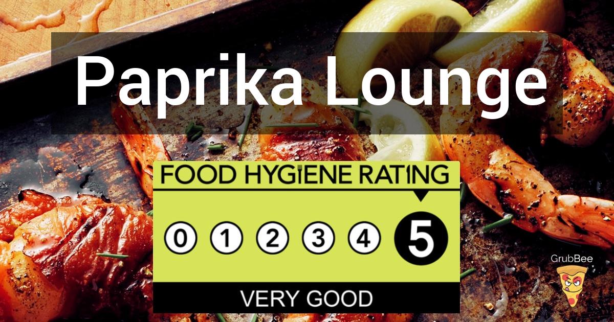 Paprika Lounge in Solihull Food Hygiene Rating