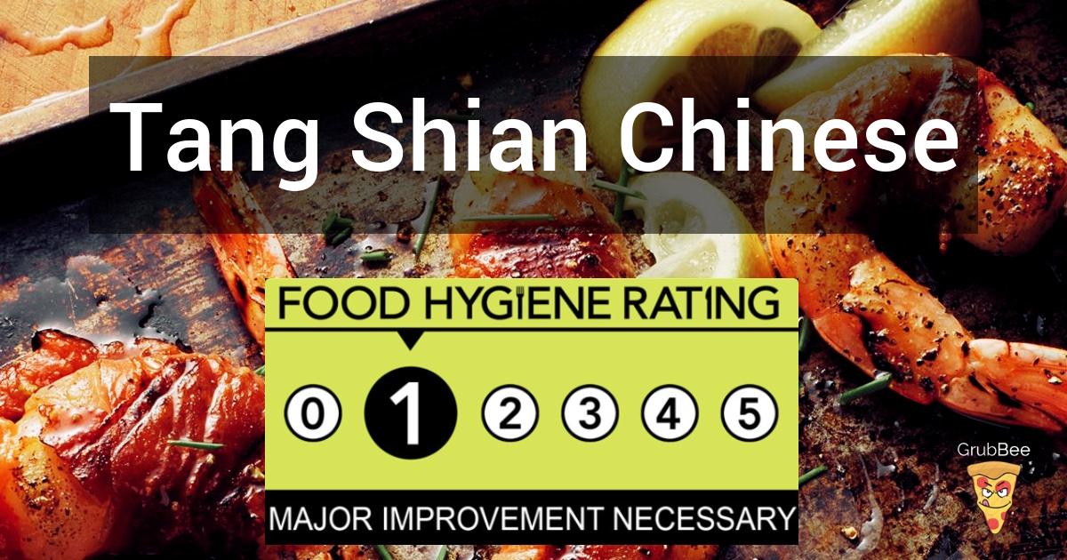 Tang Shian Chinese Restaurant in Exeter City Food Hygiene Rating