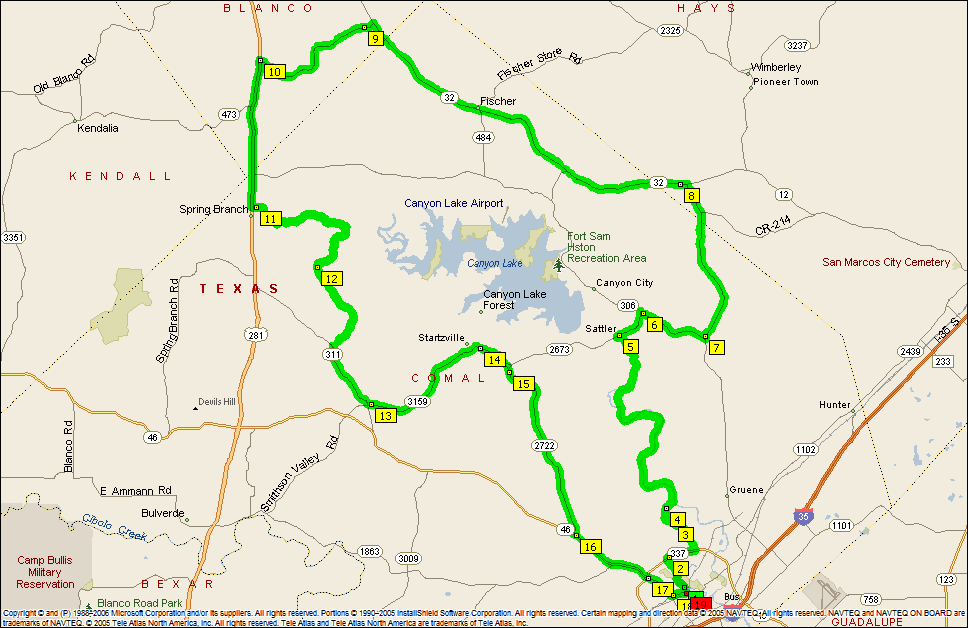 Canyon Lake Loop