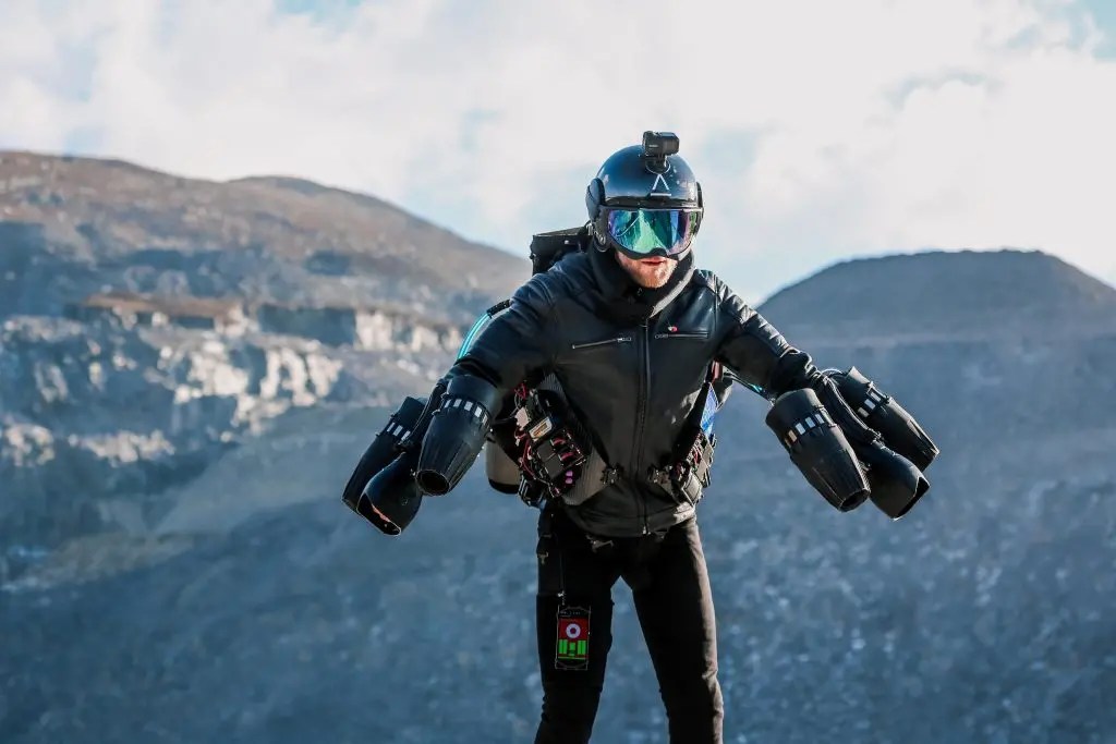 Gravity Jet Suit Takes on Gravity GrumpyFoot