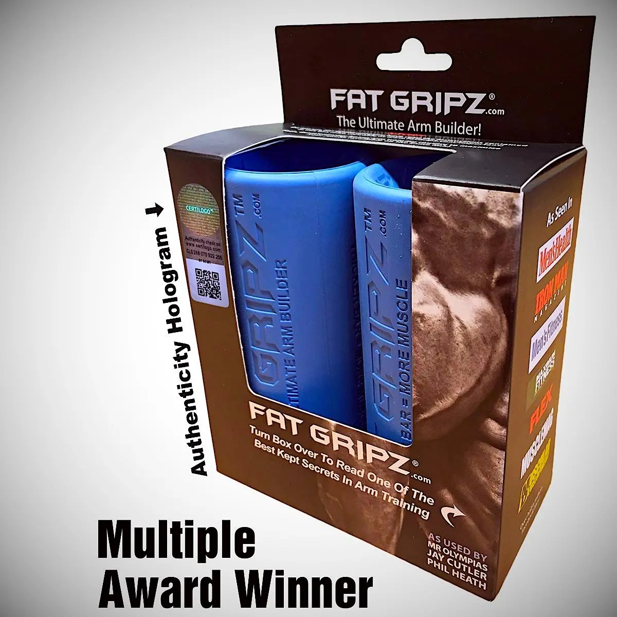 Fat Gripz Thicker Bars, More Muscles GrumpyFoot