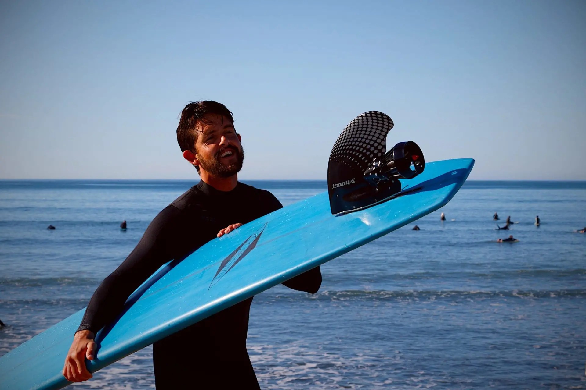 Motorized Boost Surfing Fin GrumpyFoot