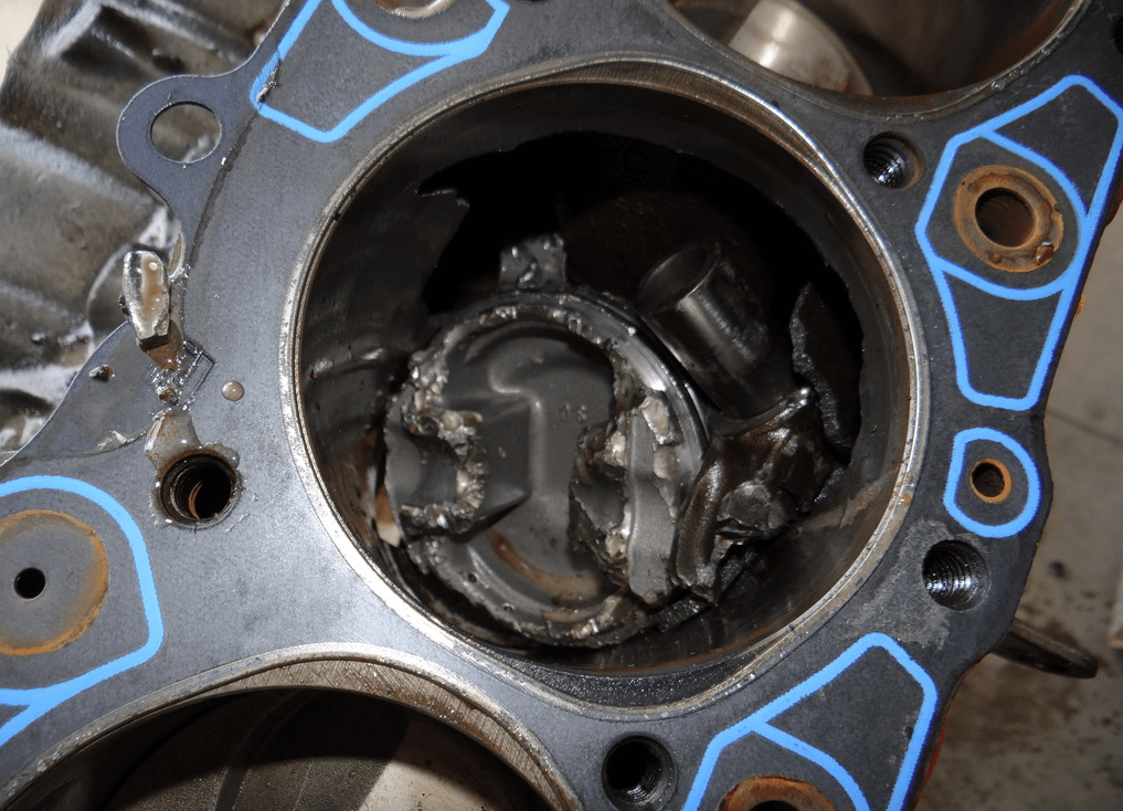 checking piston to valve clearances Grumpys Performance Garage