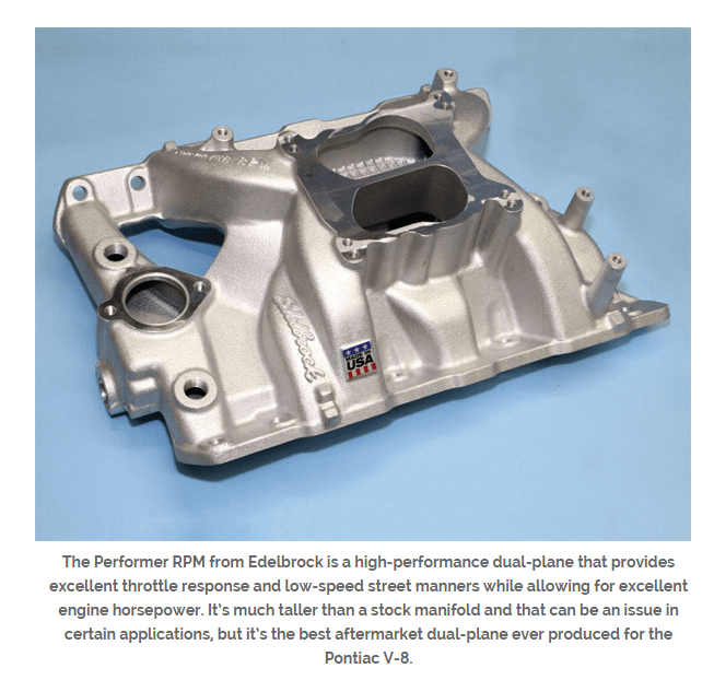 pontiac intake manifold test thats well worth reading Grumpys