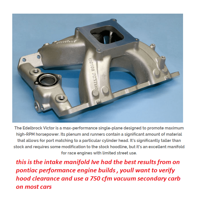 pontiac intake manifold test thats well worth reading | Grumpys