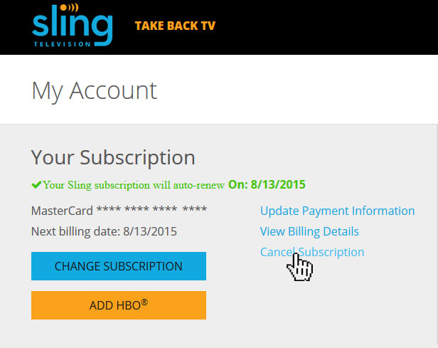 Canceling Sling TV Subscription *updated* Grunch