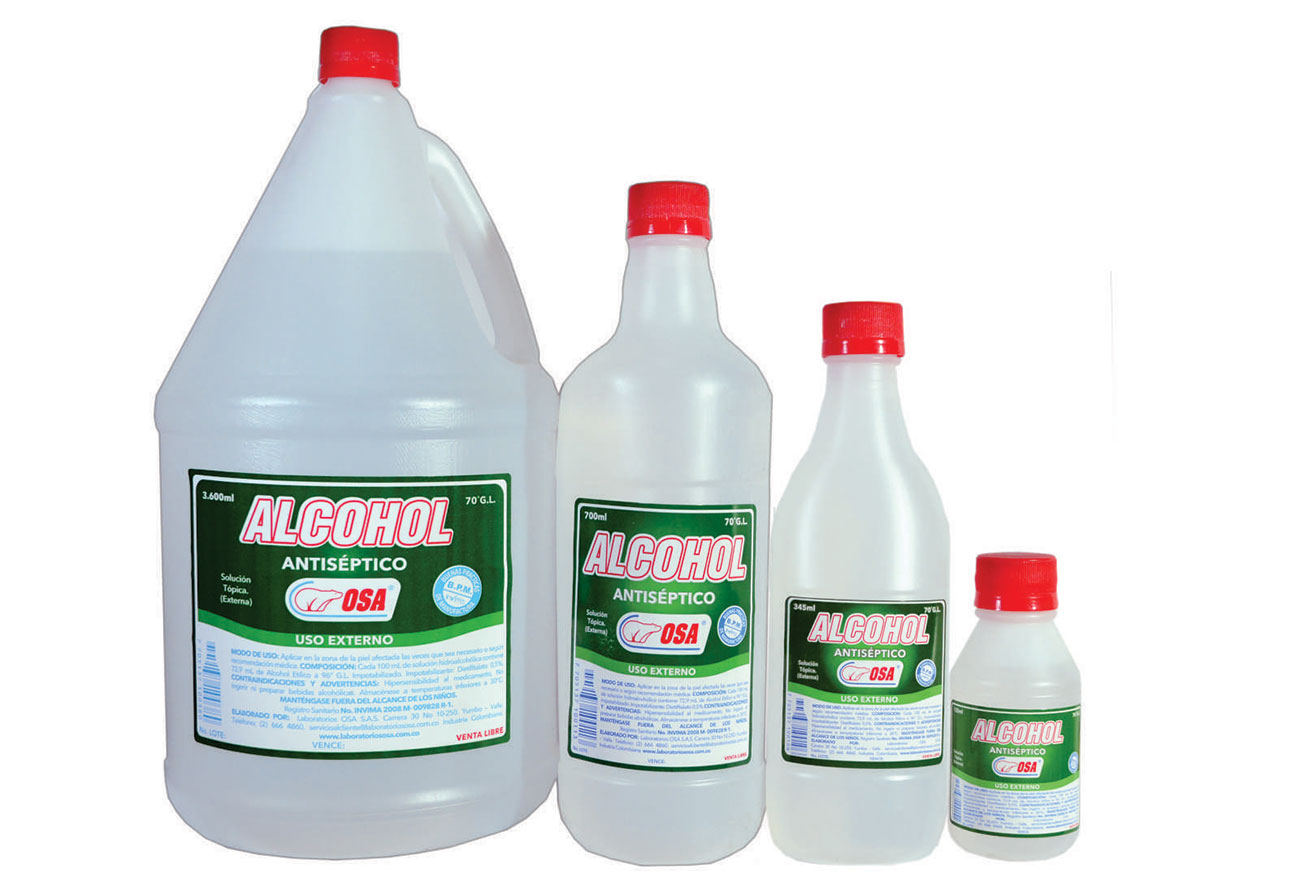 Alcohol Antiséptico 70 Grupo Masala