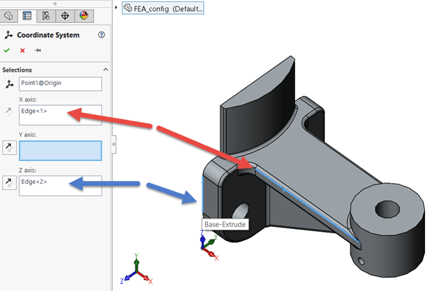 How to Export Using a Custom Coordinate System in SOLIDWORKS GSC