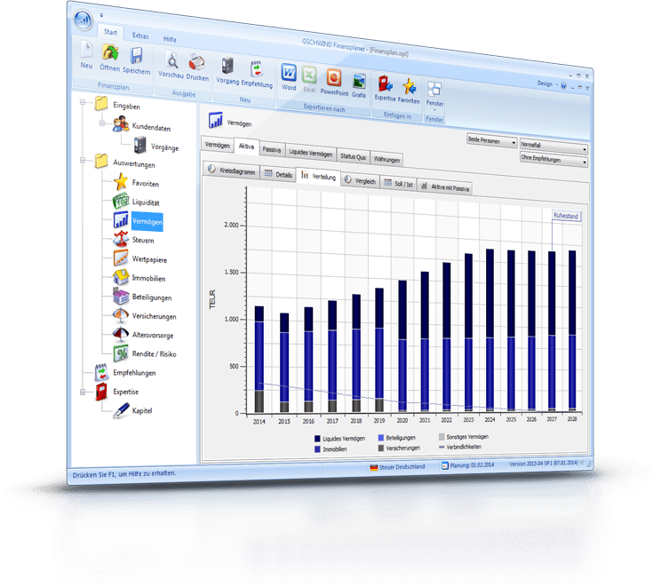 Gschwind Software GmbH Finanzplanungssoftware mit Erbschaftsplanung