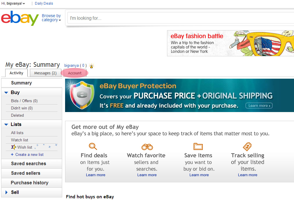 Аукцион eBay. Введение / Вики и блоги / gSconto