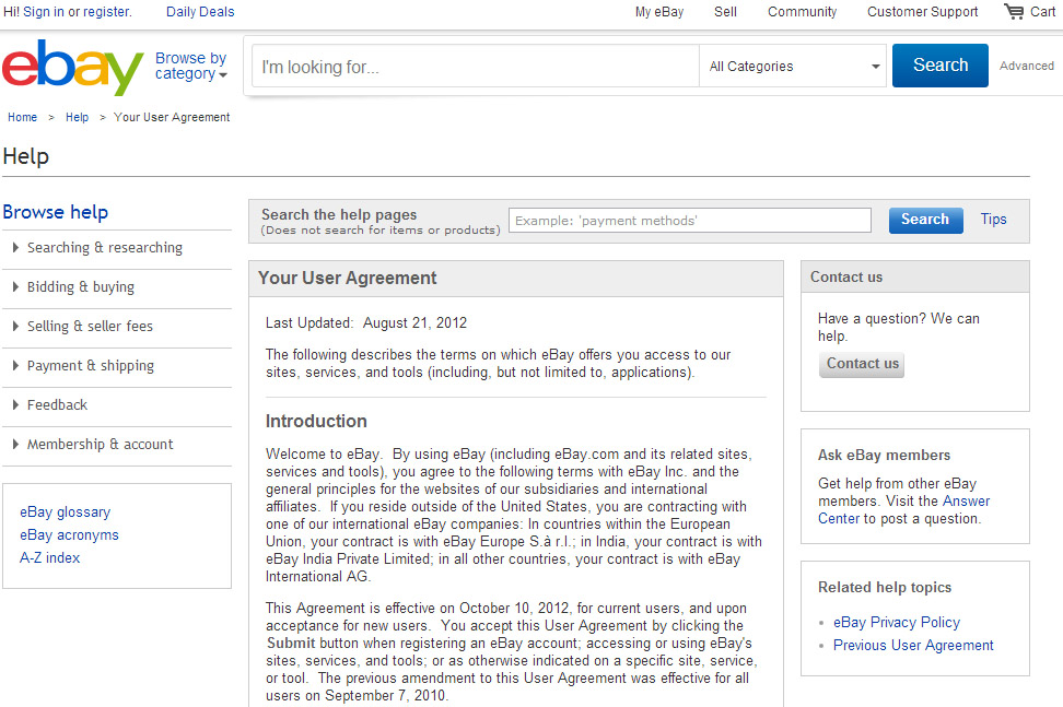 Аукцион eBay. Введение / Вики и блоги / gSconto