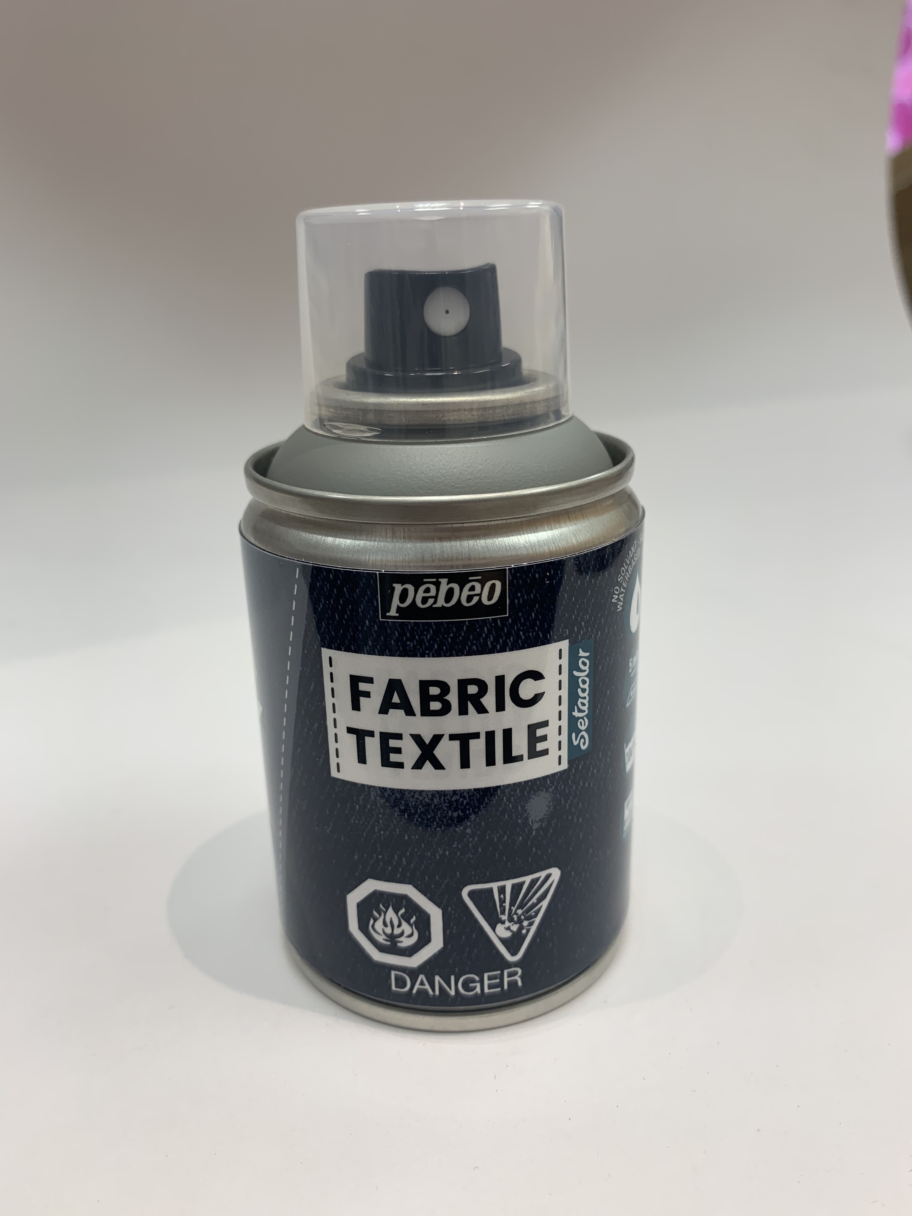Pebeo 7A Spray Fabric Paint Grey 413