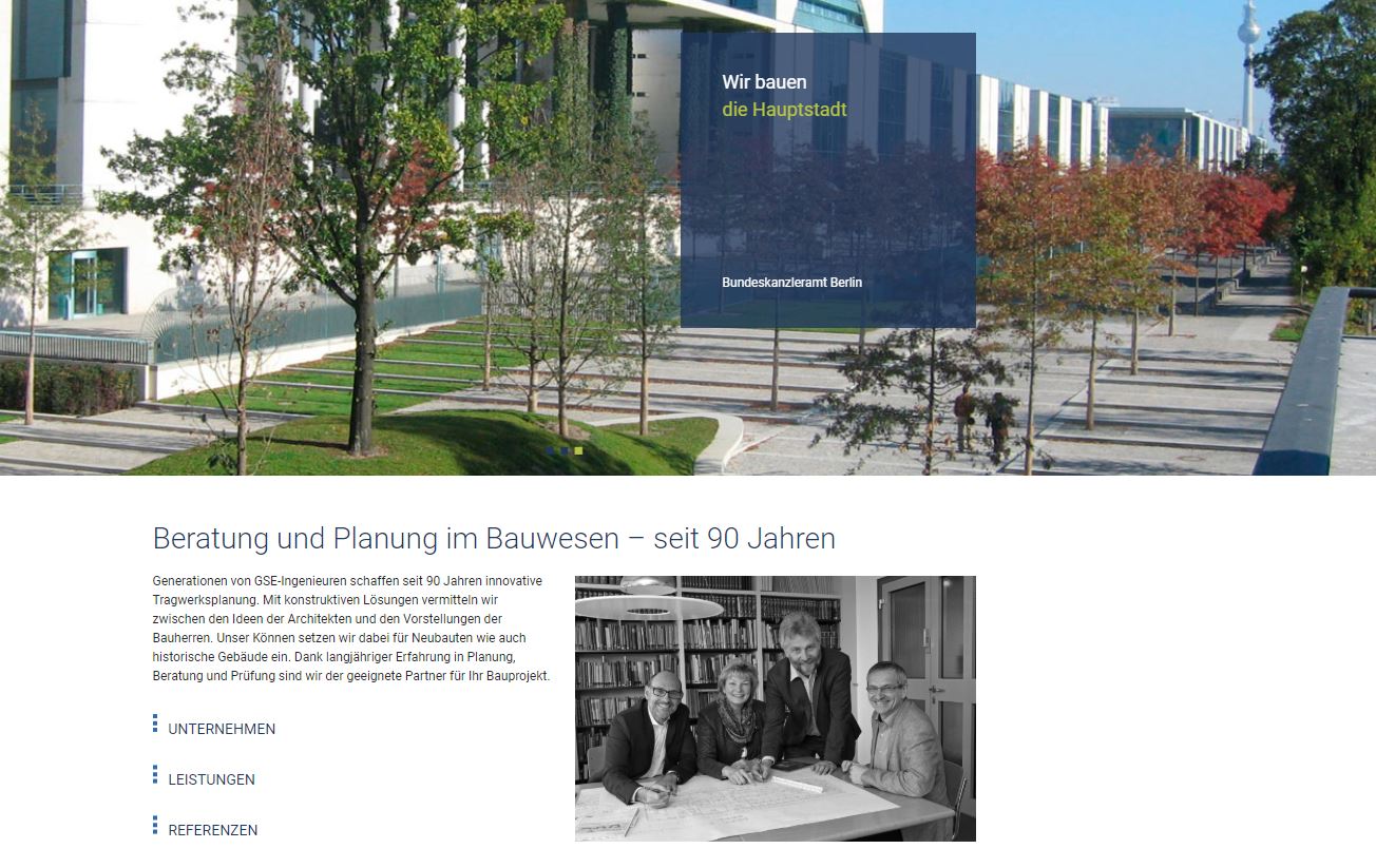 Geschichte GSE IngenieurGmbH Saar, Enseleit und Partner