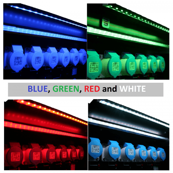 1U Rack Mounted Front Facing LED Light GSL Power Ltd