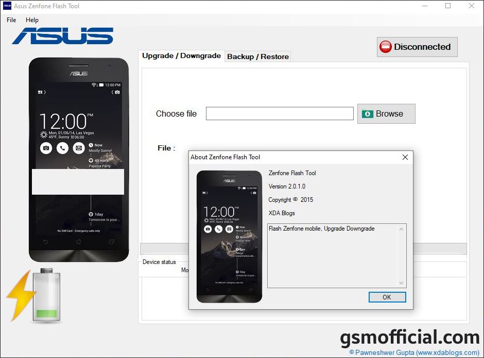 Download Asus Zenfone Flash Tool 2.0.1.0 Gsm Official