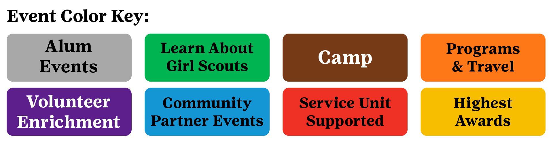 Event Calendar Girl Scouts Event Calendar Girl Scouts