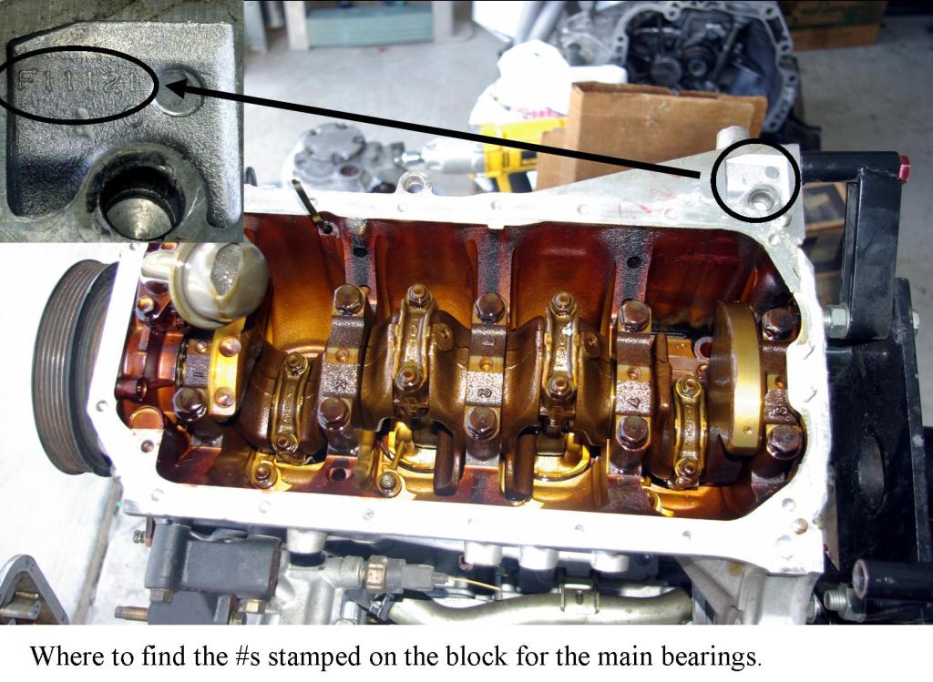 Main Bearings, 2.0, GTIR, Main bearings are for the GTIR motor, but