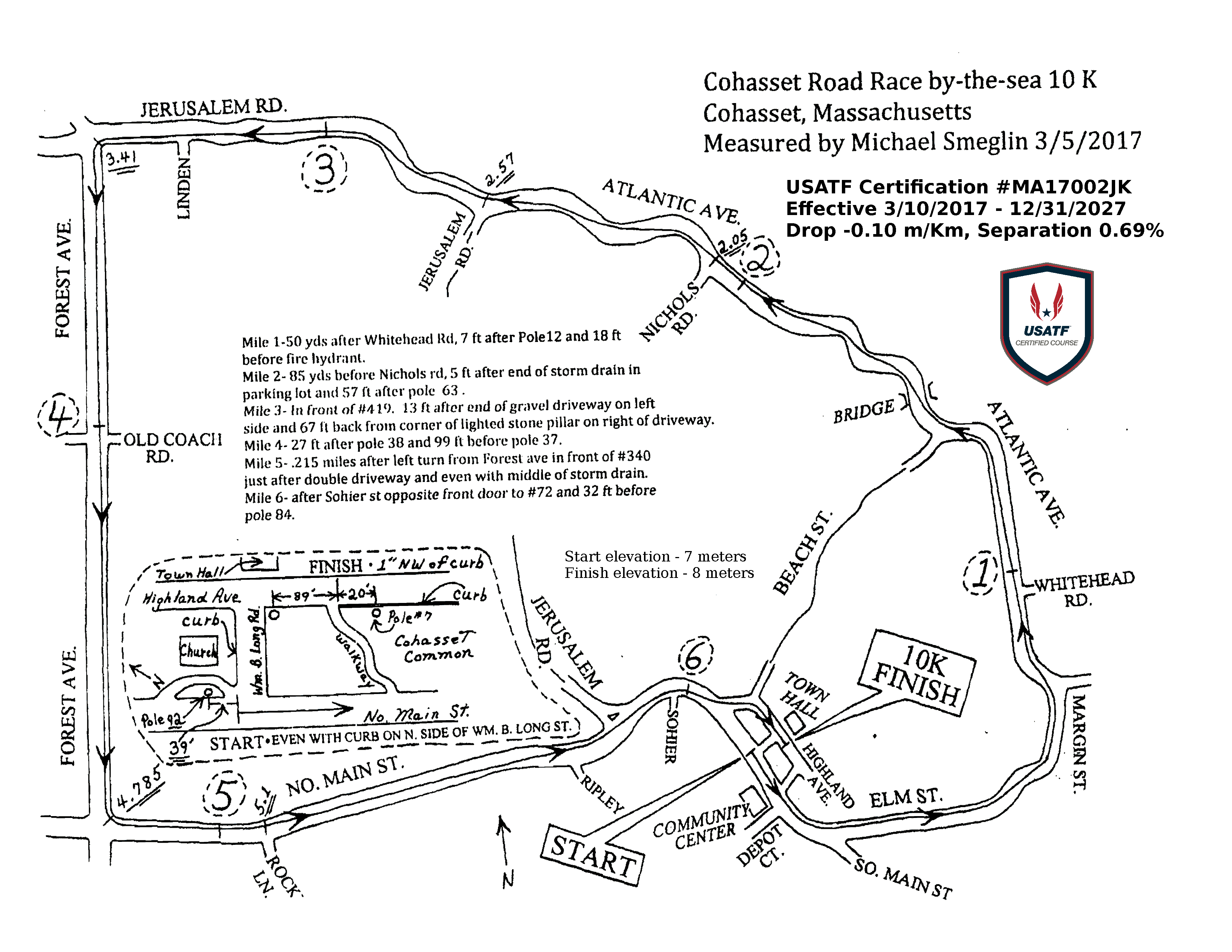 Cohasset Rotary Road Race by the Sea 10K 2022 Granite State Race Services