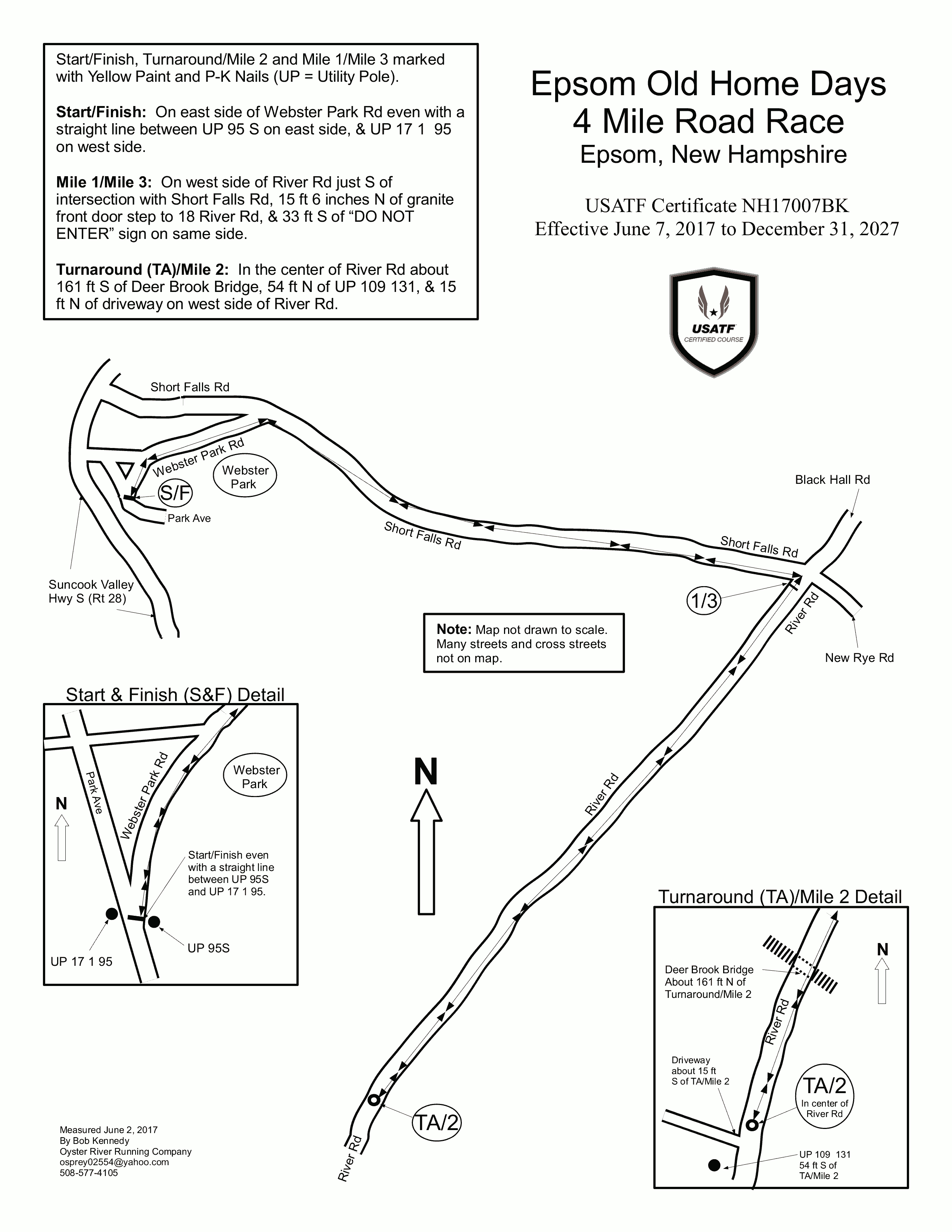 Epsom Old Home Day 4Miler 2018 Granite State Race Services