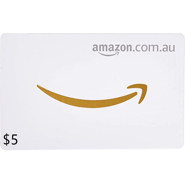 Amazon 5 AUD Digital Gift Card/Voucher (Email Delivery) G.S.V.C