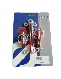 Attache capot Dakar Sparco alu rouge Gt2i