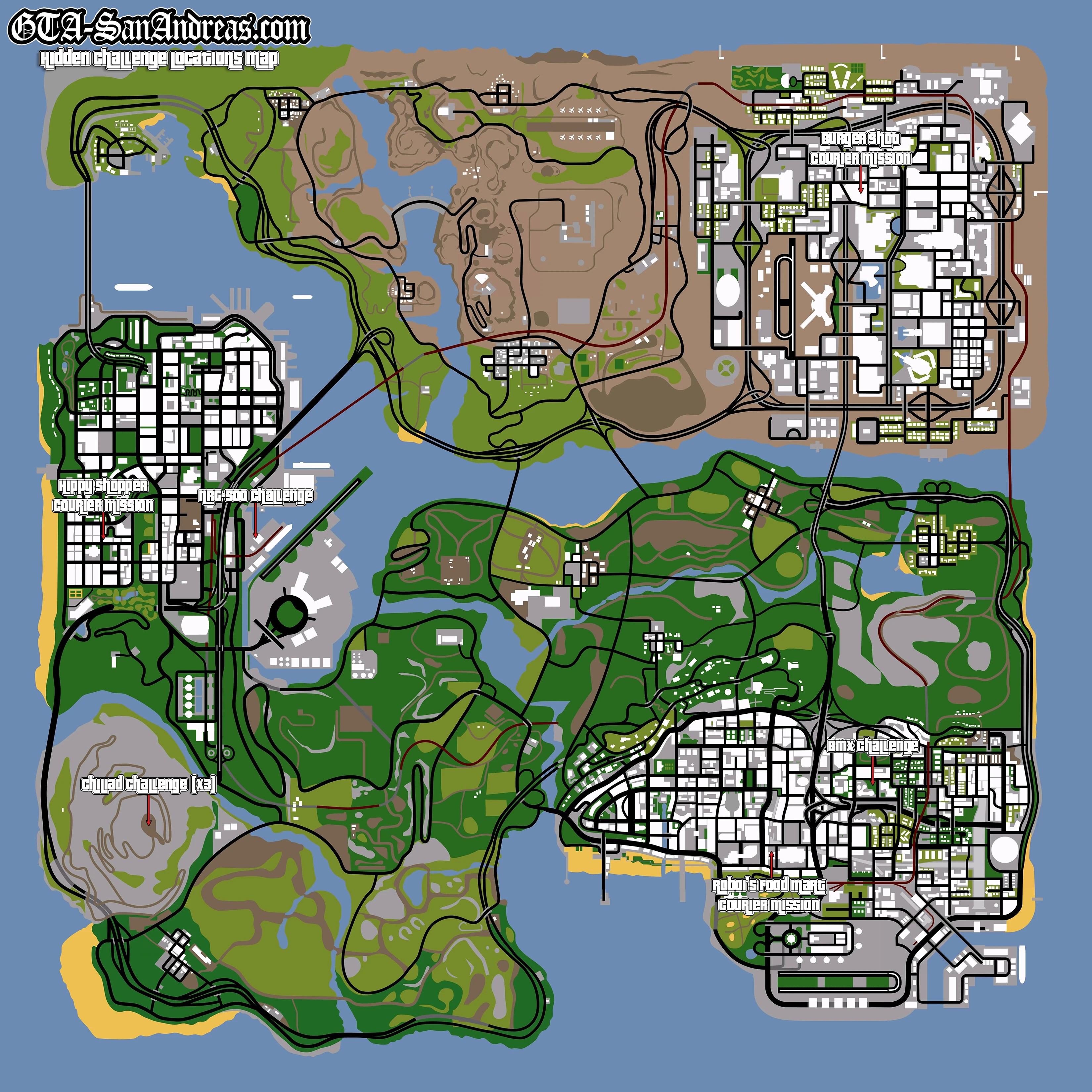 Hidden Challenges Map