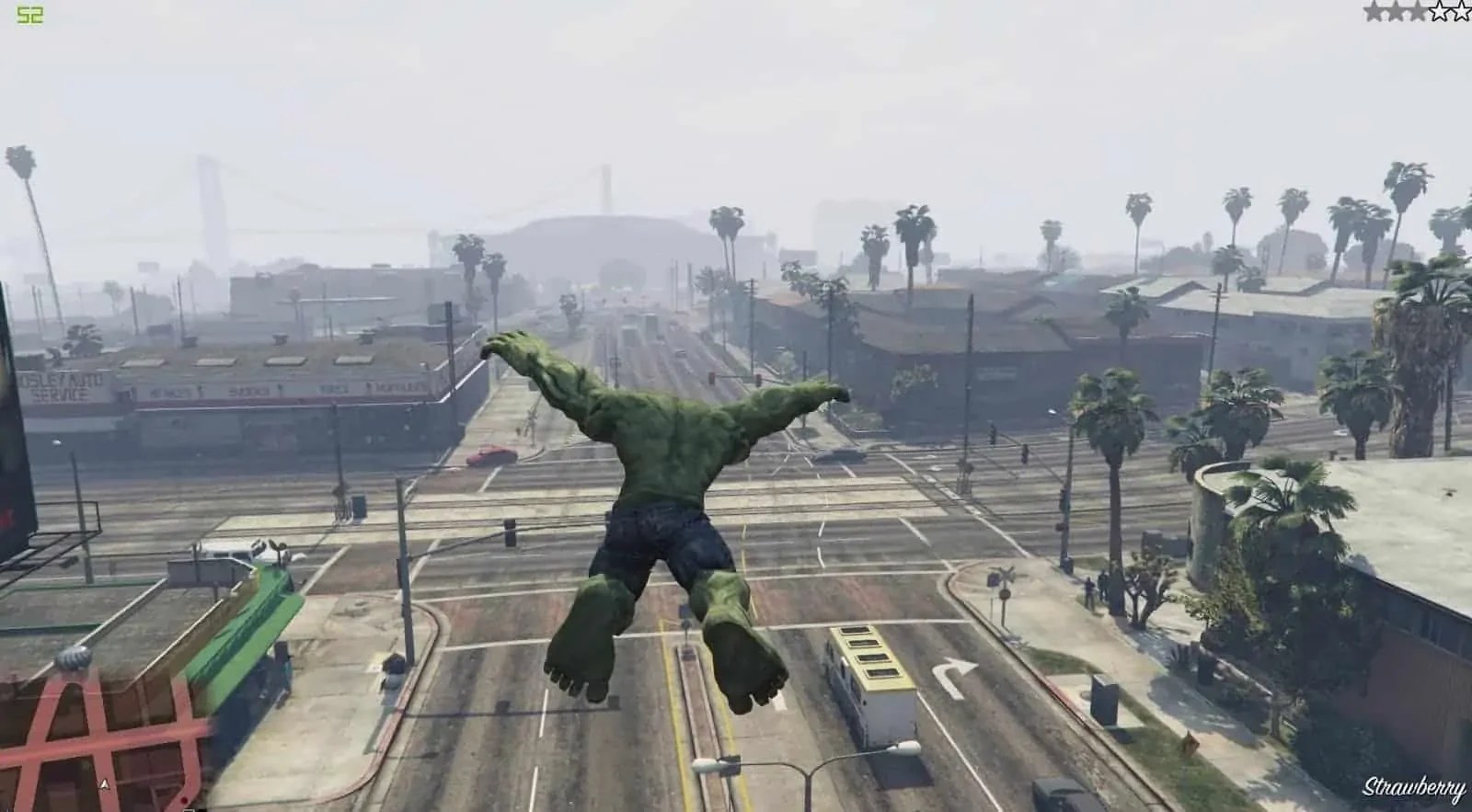GTA V Meets The Incredible Hulk... Twice GTA 5 Cheats