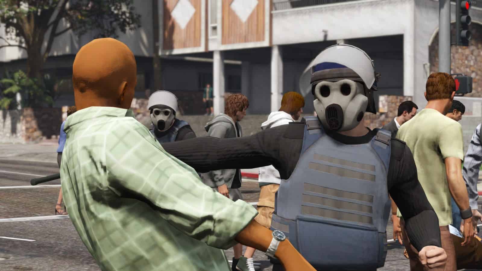 PBF Gas Mask GTA 5 Mod Grand Theft Auto 5 Mod