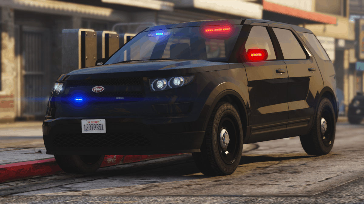 Unmarked Vapid Police Cruiser Utility (Scout) [Addon] [Custom Soundbank] 1.5a GTA 5 Mod