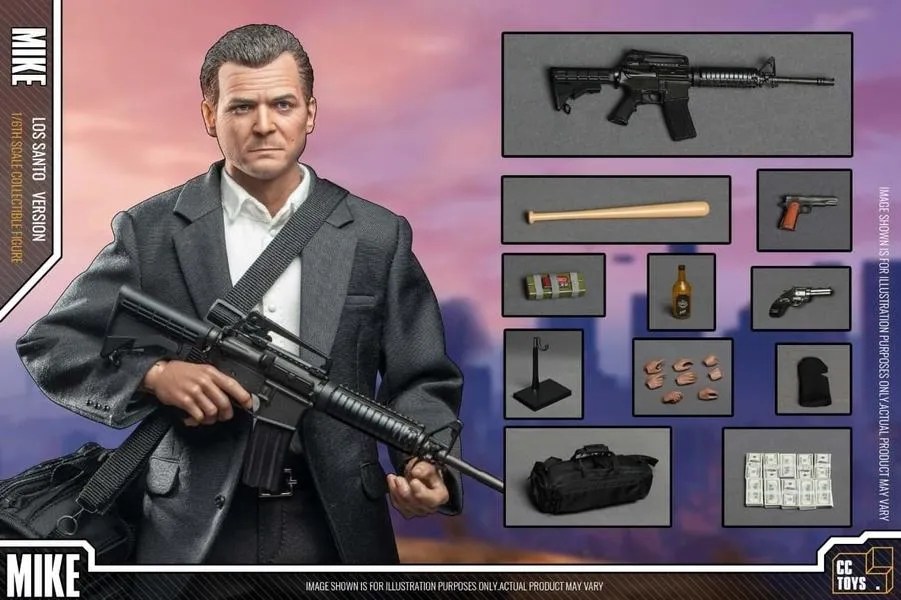 GTA V's Heroes In Action 1/6 GTA V Action Figures of Michael, Franklin