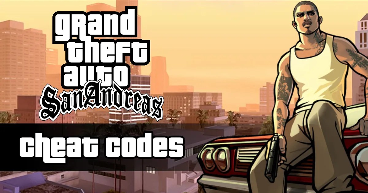 GTA San Andreas Cheats for PC Definitive Edition Cheat Codes