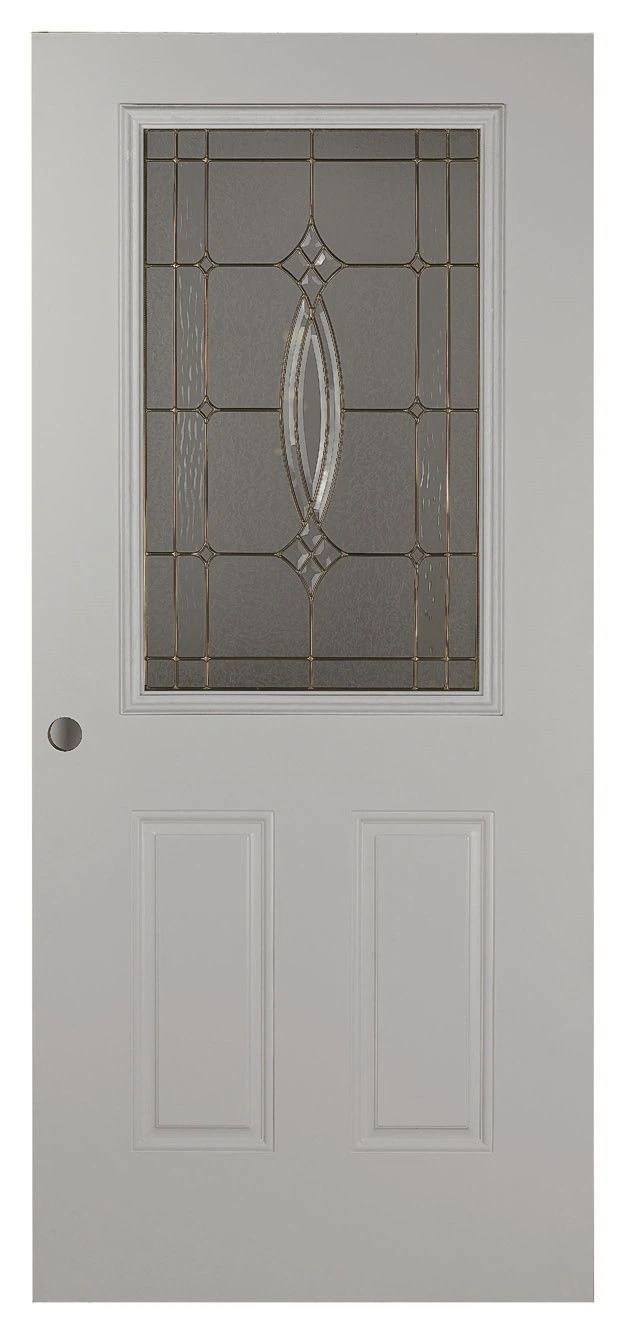 Steel Door With Glass Panel