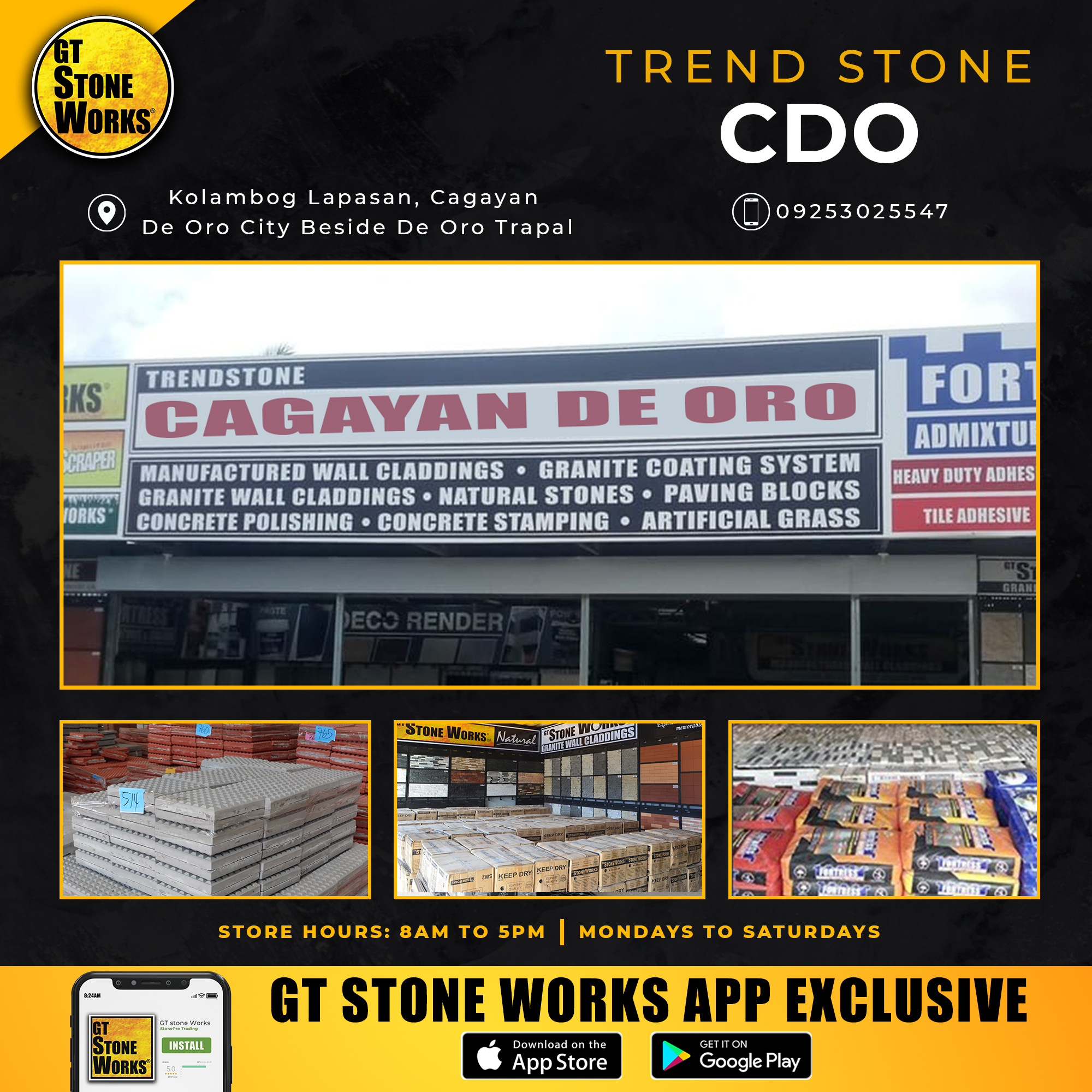 GT Stoneworks outlet