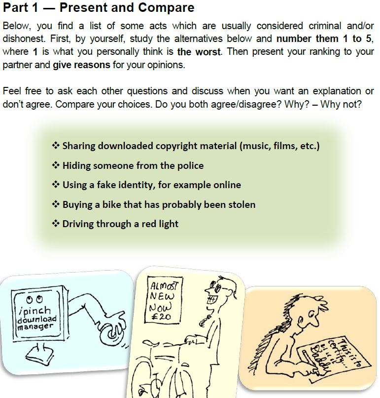 Exempel på uppgiftstyper för Engelska 5 Projektet Nationella prov i