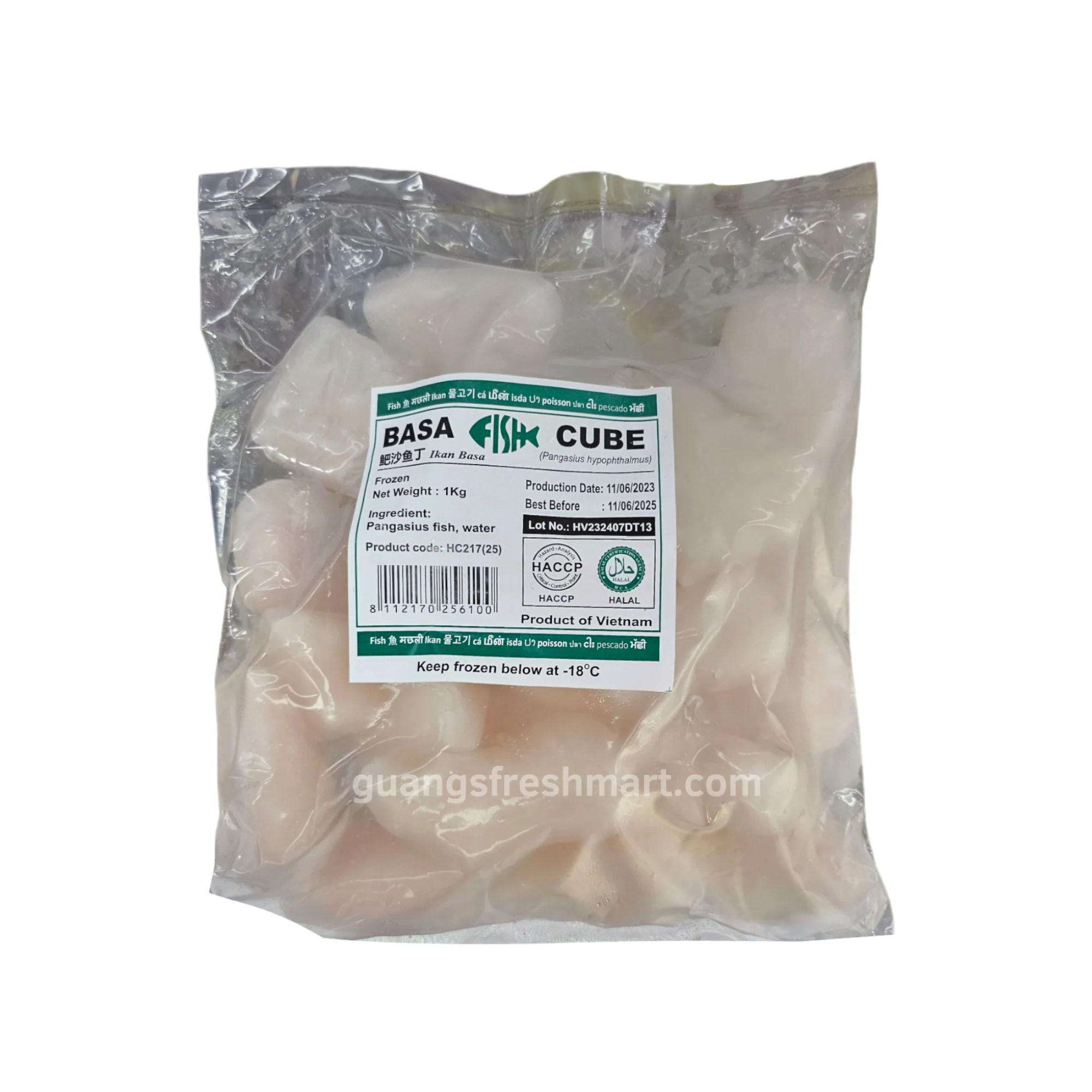 Frozen Dory Fish Cube (1kg) Guang's Fresh Mart