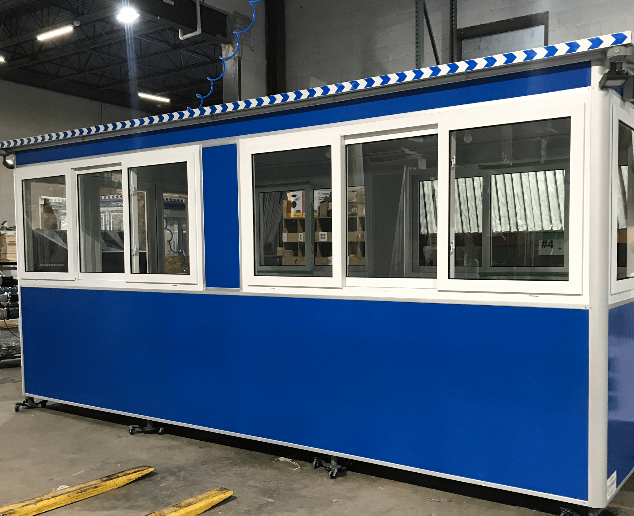 Stadium Press Box Comfortable, Wellventilated, and Weatherproof