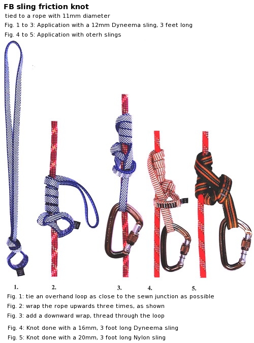 prusiking with dyneema slings