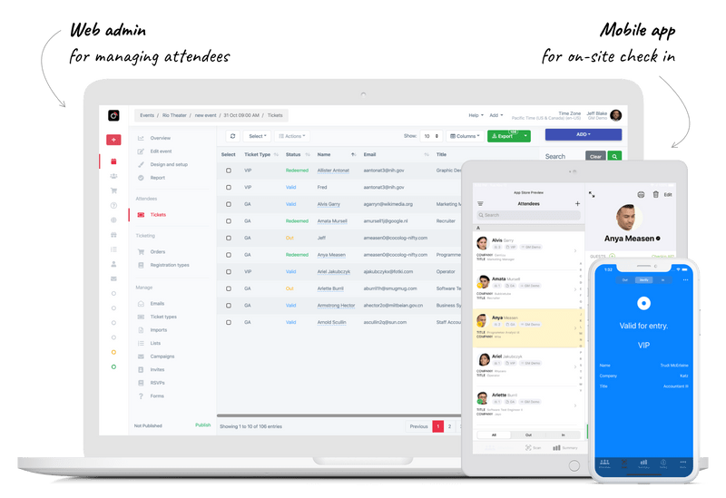 Guest Manager Event Check In And Ticket Scanning App