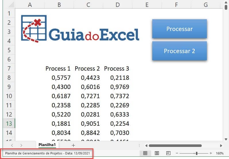 Como Alterar Statusbar com VBA Excel