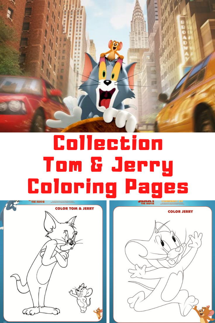 Tom & Jerry The Movie Coloring Pages Guide For Moms