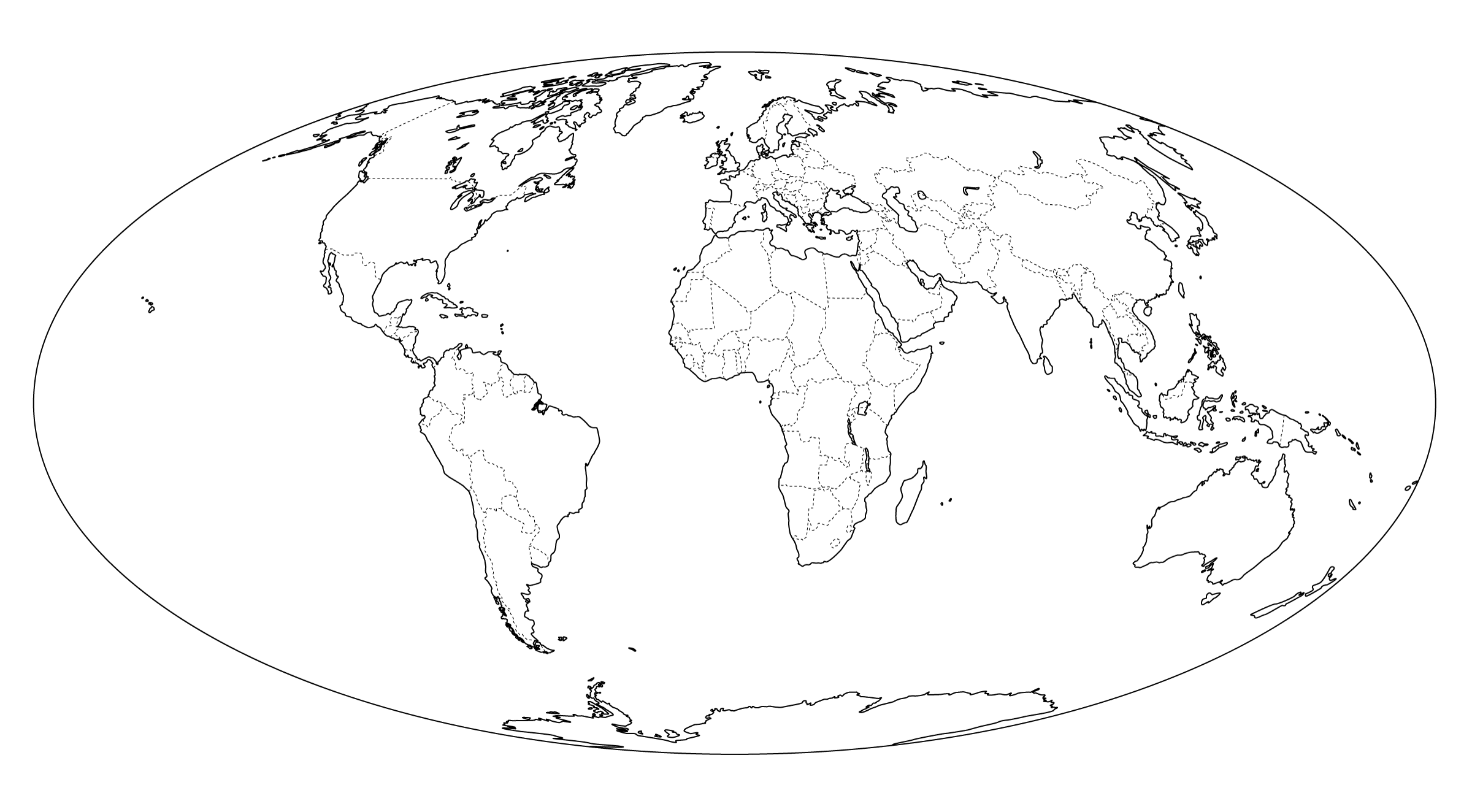 Topographic Map Of The World