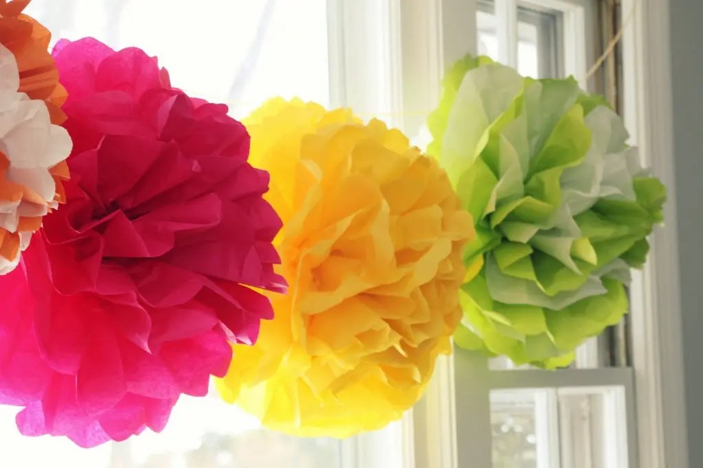 35 Tissue Paper Pom Poms Guide Patterns