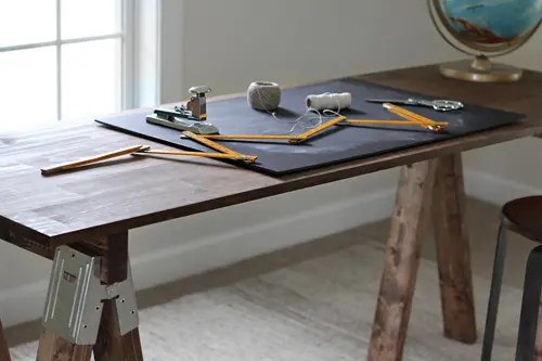 18 DIY Sawhorse Desk Plans Guide Patterns