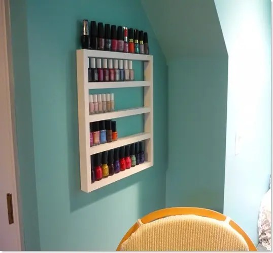 31 DIY Racks for Nail Polish Display Guide Patterns