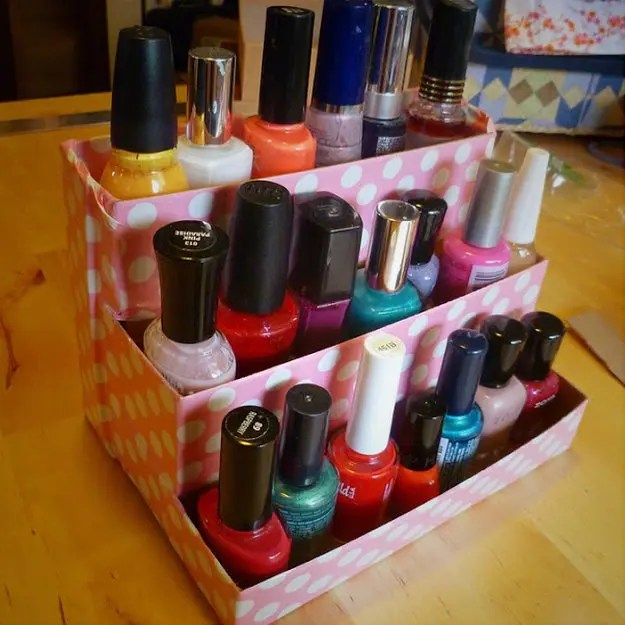 31 DIY Racks for Nail Polish Display Guide Patterns